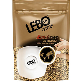 Кофе растворимый сублимированный Lebo Extra 170 г (пакет)