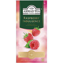 Чай черный Ahmad Tea Raspberry Indulgence 25 пакетиков (малина)