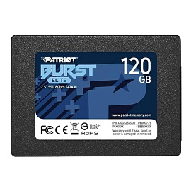 SSD накопитель Patriot Memory Burst Elite 120 ГБ (PBE120GS25SSDR)