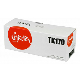 Картридж лазерный Sakura TK-170 SATK170/1T02LZ0NL0 для Kyocera черный совместимый