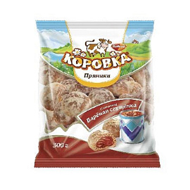 Пряники Рот Фронт Коровка со вкусом вареной сгущенки 300 г