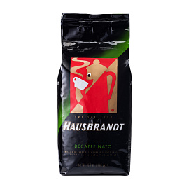 Кофе в зернах Hausbrandt Decaffeinated без кофеина 100% арабика 1 кг (пакет)