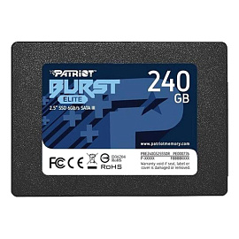 SSD накопитель Patriot Burst Elite 240 ГБ (PBE240GS25SSDR)