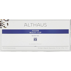 Чай черный Althaus Assam Malty Cup Grand Pack 15 пакетиков