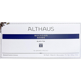 Чай черный Althaus Mountain Herbs Grand Pack 15 пакетиков (чабрец)