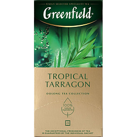 Чай улун Greenfield Tropical Tarragon 25 пакетиков (тархун, ананас, яблоко)