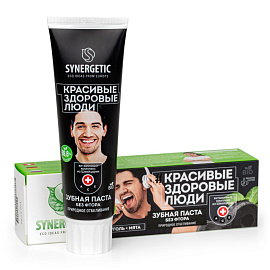 Зубная паста Synergetic Природное отбеливание без фтора 100 г