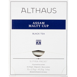 Чай черный Althaus Pyra Pack Assam Malty Cup 15 пирамидок