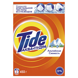 Порошок стиральный автомат Tide Аква Пудра Альпийская свежесть 450 г