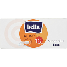 Тампоны гигиенические Bella premium comfort Super Plus (16 штук в упаковке)