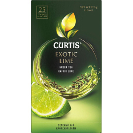 Чай зеленый Curtis Exotic Lime 25 пакетиков