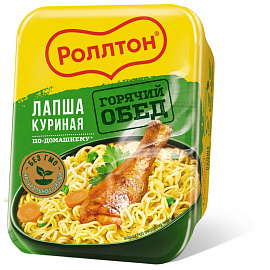 Лапша Роллтон по-домашнему с курицей (24 штуки по 90 г)