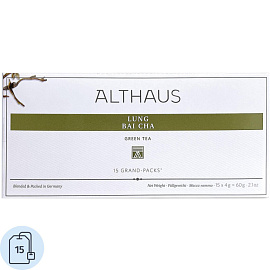 Чай зеленый Althaus Grand Pack Lung Bai Cha 15 пакетиков