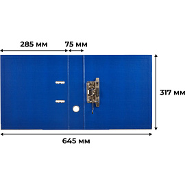 Папка-регистратор Attache А4 75 мм синяя
