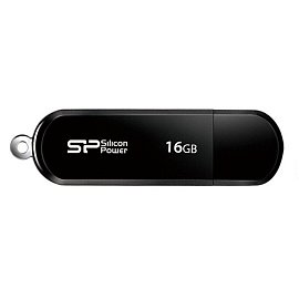 Флешка USB 2.0 16 ГБ Silicon Power Luxmini 322 (SP016GBUF2322V1K)