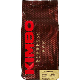 Кофе в зернах Kimbo Extra Cream 1 кг (пакет)