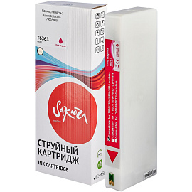 Картридж струйный Sakura T6363 SIC13T636300/C13T636300 для Epson пурпурный совместимый