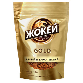 Кофе растворимый Жокей Gold 75 г (пакет)