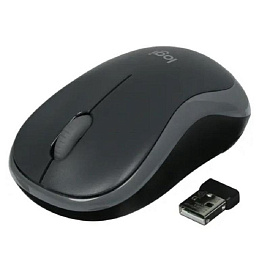 Мышь беспроводная Logitech M185 серо-черная (910-002252)