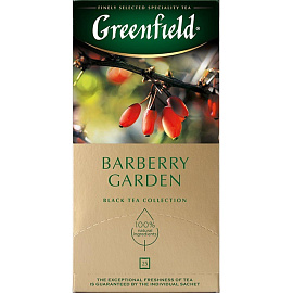 Чай черный Greenfield Barberry Garden 25 пакетиков (барбарис)