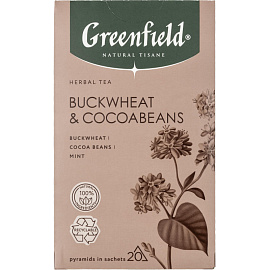 Чайный напиток травяной Greenfield Natural Tisane Buckwheat & Cocoabeans 20 пакетиков