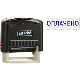 Штамп стандартный Оплачено Attache 36x5 мм