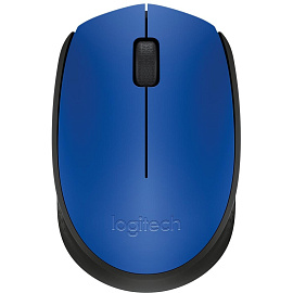 Мышь беспроводная Logitech M170 синяя (910-004647)