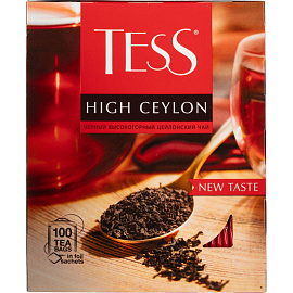 Чай черный Tess High Ceylon 100 пакетиков