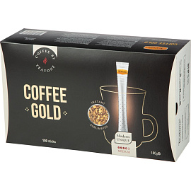 Кофе растворимый порционный Teatone Coffee Gold (100 стиков по 1.8 г)