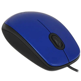 Мышь проводная Logitech M110 синяя (910-005500)