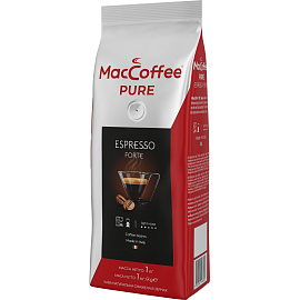 Кофе в зернах MacCoffee PURE Espresso Forte 1 кг (пакет)