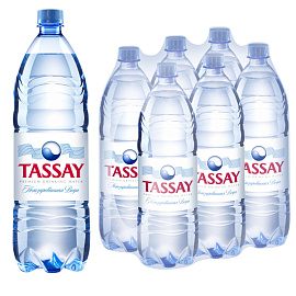 Вода питьевая TASSAY негазированная 1,5 л (6 штук в упаковке)