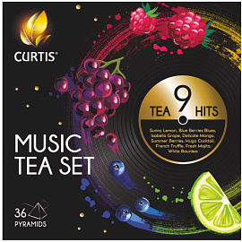 Чай ассорти Curtis Music Tea Set 36 пакетиков