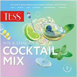 Чай ассорти Tess Coctail Mix 20 пирамидок