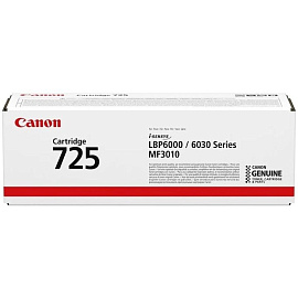 Картридж лазерный Canon 725 3484B002/3484B005 черный оригинальный