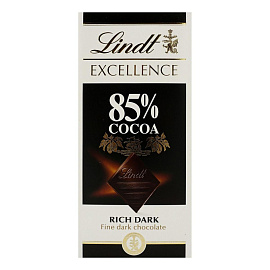 Шоколад Lindt горький 85% какао 100 г