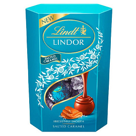 Конфеты LINDOR с солью и карамелью 200 г