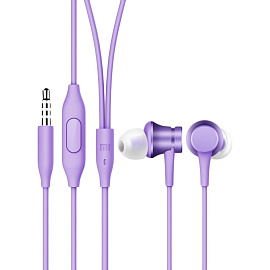 Наушники Xiaomi Мi Piston Fresh Bloom фиолетовые (HSEJ03JY Matte Purple)