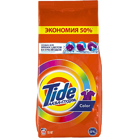 Порошок стиральный автомат Tide Аква Пудра Color 15 кг