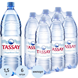 Вода питьевая Tassay негазированная 1.5 л