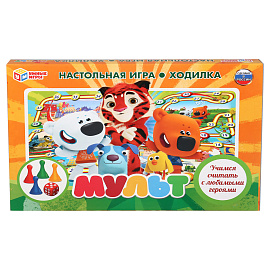 Игра настольная Умные игры "Ходилка. Мульт", картонная коробка