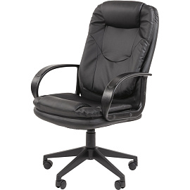 Кресло для руководителя Easy Chair 695 LT черное (экокожа, пластик)