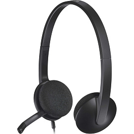 Гарнитура проводная Logitech Headset H340 (981-000509)