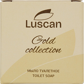 Мыло туалетное Luscan Gold Collection 20 г картон (500 штук в упаковке)