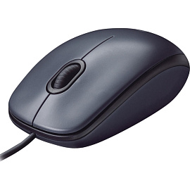 Мышь проводная Logitech M90 черная (910-001795)