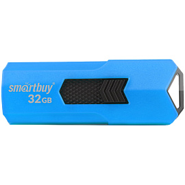 Флеш-диск 32 GB SMARTBUY Stream USB 2.0, синий, SB32GBST-B