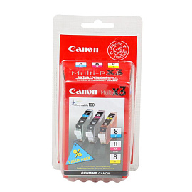 Набор картриджей Canon CLI-8 0621B029 цветной