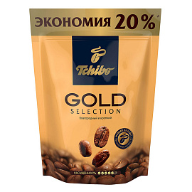 Кофе растворимый Tchibo Gold Selection 285 г (пакет)