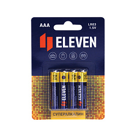 Батарейка Eleven SUPER AAA (LR03) алкалиновая Цена за 1 батарейку