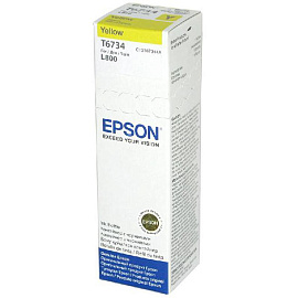 Чернила Epson T6734 C13T67344A желтые оригинальные